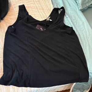 Ava & Viv Classic Black Tank Top